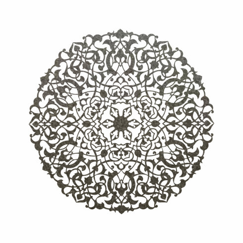 Escultura Parede - Mandala Arabis Ornamental