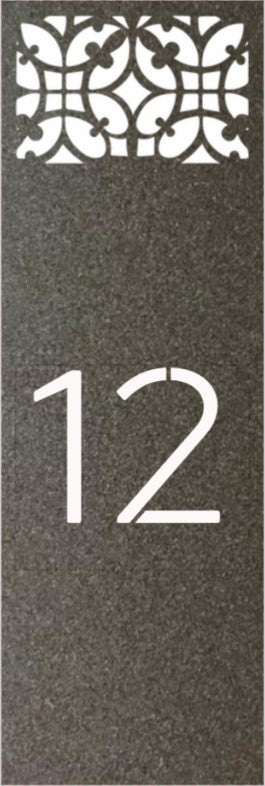 Placa Numérica - Arabis Ornamental
