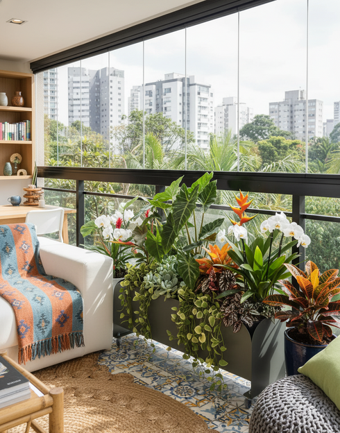 Cachepo - Jardineira Curió Botânica