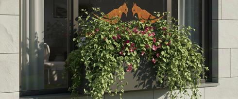 Escultura Jardim - Pássaros Orgânica