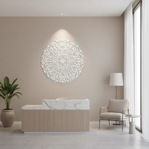 Escultura Parede - Mandala Arabis Ornamental