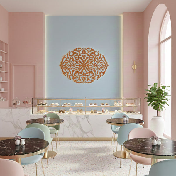 Escultura Parede - Mandala Provenza Clássica