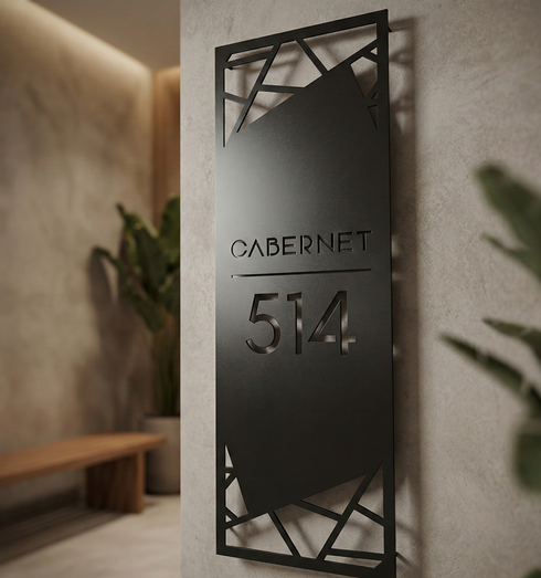 Placa Numérica - Fendas