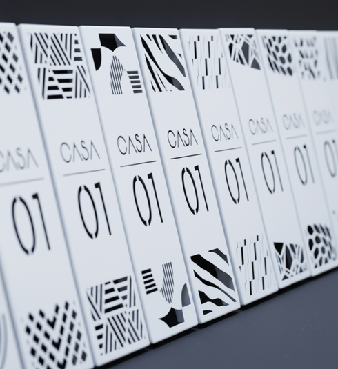 Placa Numérica - Fendas