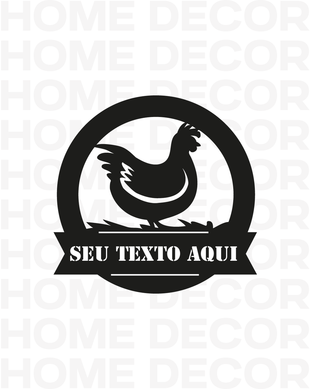 Placa Galinha