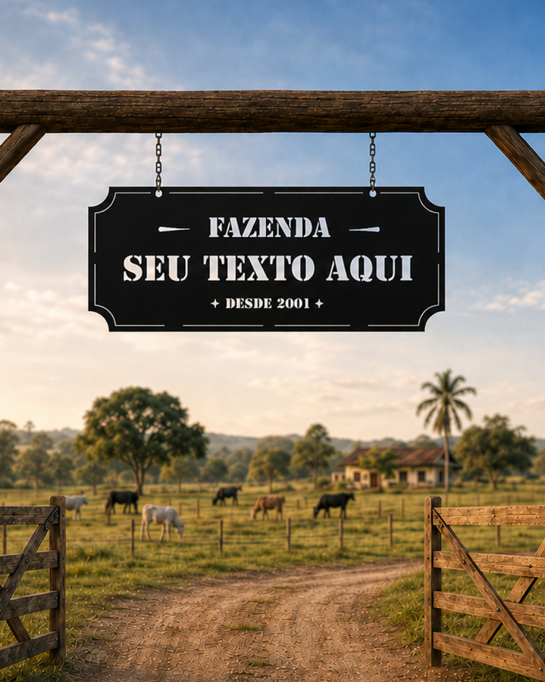 Placa Fazenda - Legado